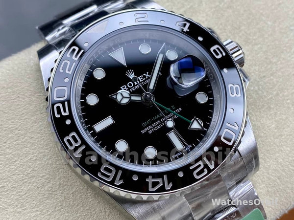 Rolex GMT-Master II 40mm Black Bezel 116710LN Men's Watch