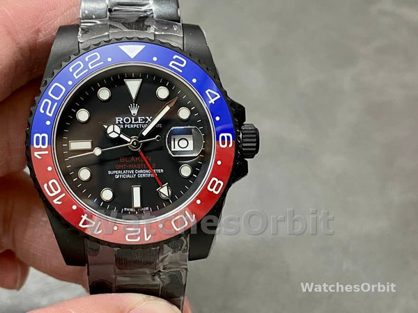 Rolex GMT Master II 40mm Pepsi 126710blro 0002 Black Dial