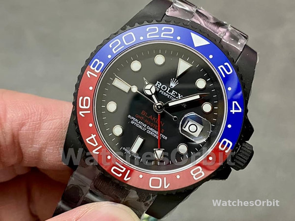 Rolex GMT Master II 40mm Pepsi 126710blro 0002 Black Dial