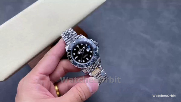 Replica Rolex GMT Master II Automatic Black Dial M126710GRNR 0003 40mm