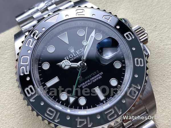 Rolex Gmt Master II Automatic Black Dial M126710GRNR 0003 40mm