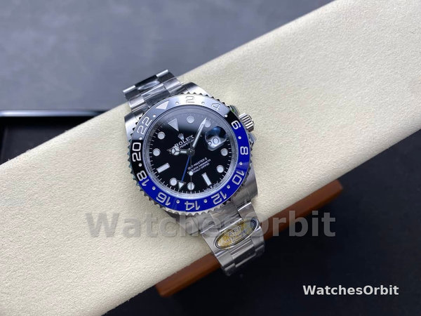 Replica Rolex GMT-Master II 40mm Heren-116710BLNR-Zwarte wijzerplaat Zwart