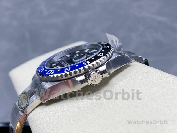 Replica Rolex GMT-Master II 40mm Heren-116710BLNR-Zwarte wijzerplaat Zwart
