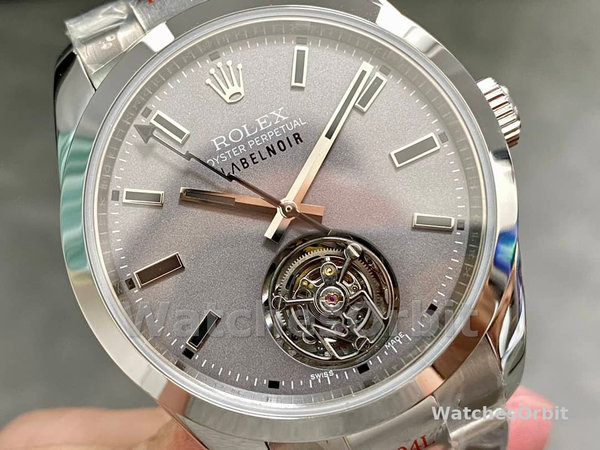 Replica Rolex Day Date 36-128235 0070, 36mm, Everose Gold, Witte Roman, voor heren