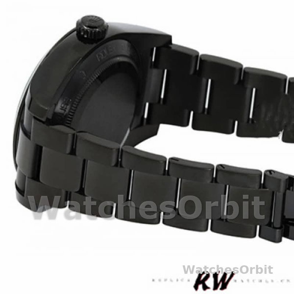 Replica Rolex Milgauss 40mm Uomo-116400GV-Cristallo verde-Acciaio inossidabile/PVD-Comparto nero Nero