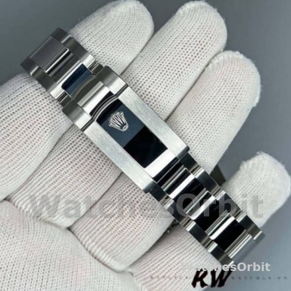 Replica Rolex Milgauss 40mm Heren-116400GV-Roestvrij Staal-Zwarte Wijzerplaat Zwart