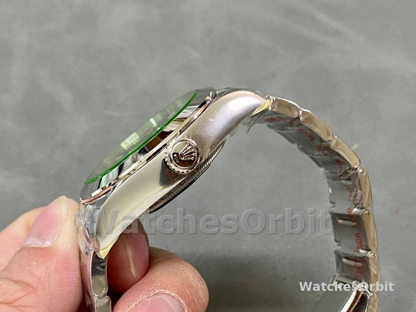 Replica Rolex Milgauss 40mm Heren-116400GV-Roestvrij Staal-Zwarte Wijzerplaat Zwart