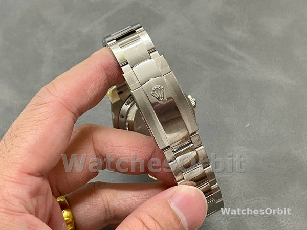 Replica Rolex Milgauss 40mm Heren-116400GV-Roestvrij Staal-Zwarte Wijzerplaat Zwart