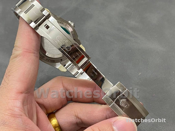 Replica Rolex Milgauss 40mm Heren-116400GV-Roestvrij Staal-Zwarte Wijzerplaat Zwart