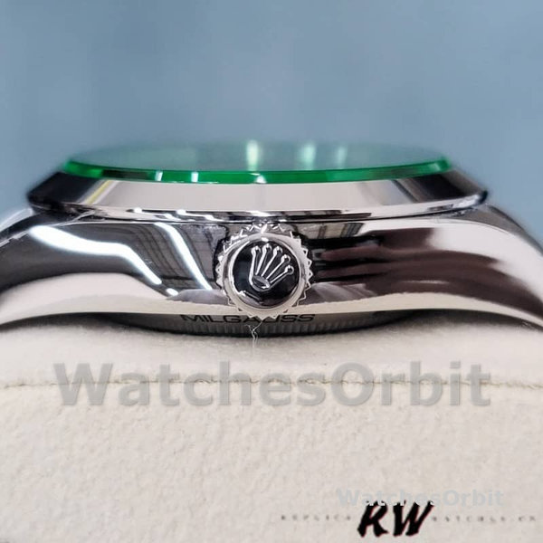 Replica Rolex Milgauss 40 mm Uomo-116400GV-Acciaio inossidabile-Z-Comparatore blu Z-blu