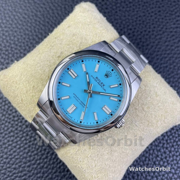 Rolex Men's Oyster Perpetual 41 Turquoise Dial m124300 0006 Men's Watch
