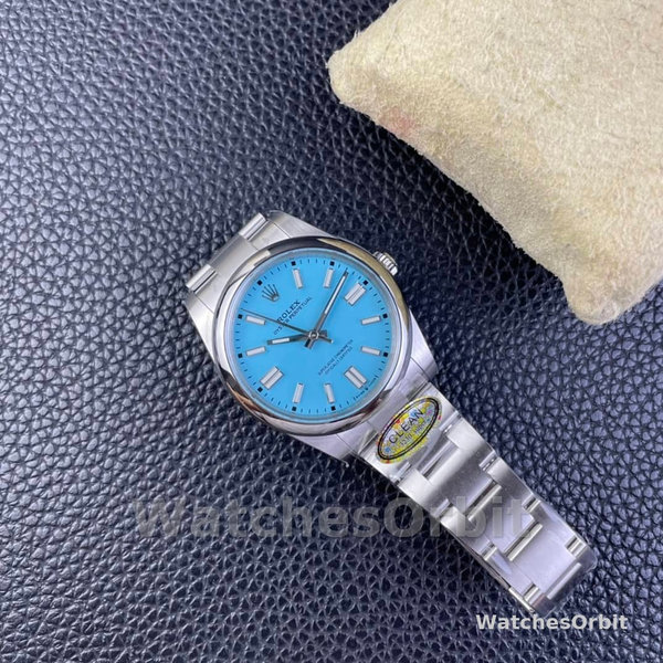 Rolex Men's Oyster Perpetual 41 Turquoise Dial m124300 0006 Men's Watch