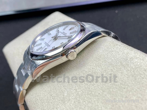 Mens Rolex Oyster Perpetual 39mm Mens-114300-White Dial White Replica Image