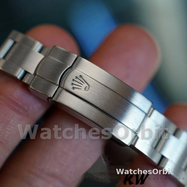 Womens Rolex Oyster Perpetual 26mm Womens-176200-Stainless Steel-Blue Index Dial Blue Replica Image