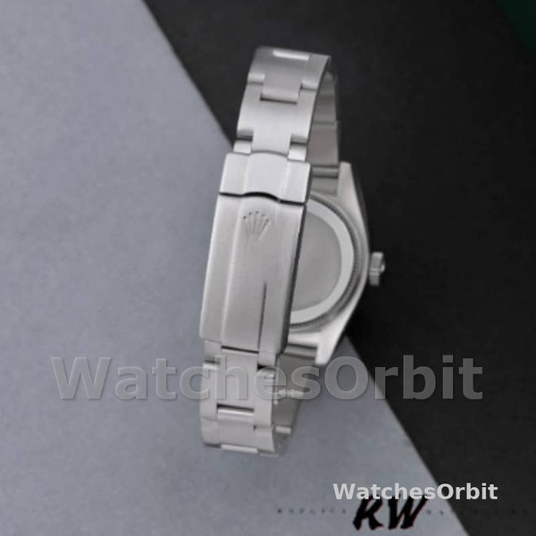 Replique Rolex Oyster Perpetual 26mm Femmes-176234-Cadran noir-Baton bleu Noir