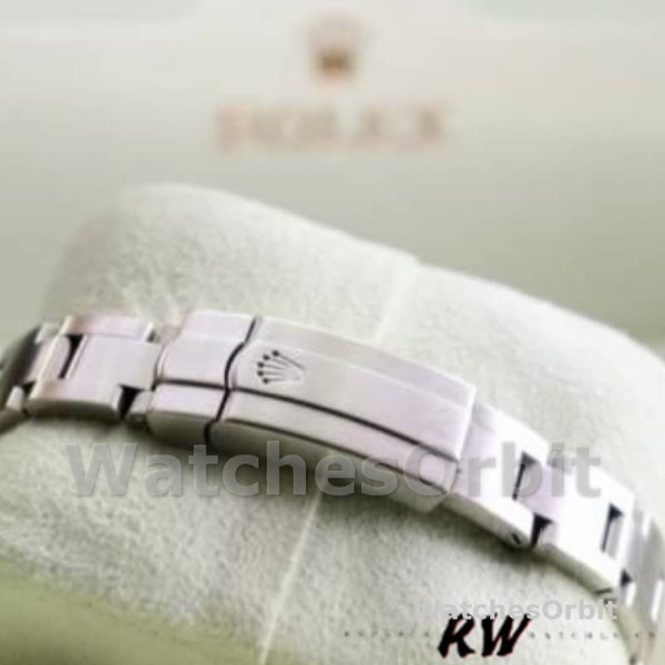 Replique Rolex Oyster Perpetual 26mm Femmes-176234-Cadran argenté-Baton rose argenté
