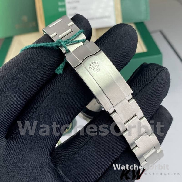 Womens Rolex Oyster Perpetual 31mm Womens-177200-Dark Grey Dial-Domed Bezel Dark Grey Replica Watch Image