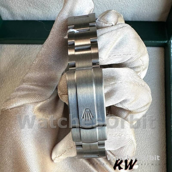 Replique Rolex Oyster Perpetual 31mm Femmes-177200-Cadran arabe blanc-Bracelet d'huître blanc