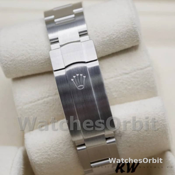 Rolex Oyster Perpetual 177200 White Dial Blue Roman Oyster Bracelet 31mm Lady Replica Watch