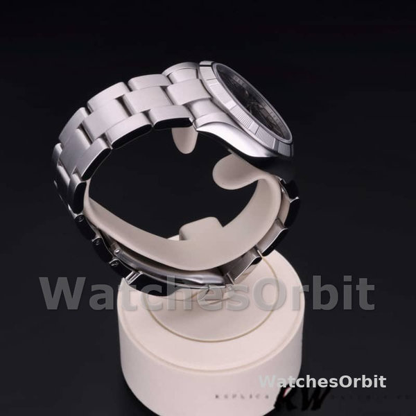 Replique Rolex Oyster Perpetual 31mm Femmes-177210-Cadran noir-Pink Baton Black