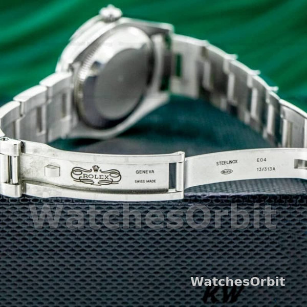 Replique Rolex Oyster Perpetual 31mm Women's-177210-Silver Dial-Pink Hour Markers Silver pour femme