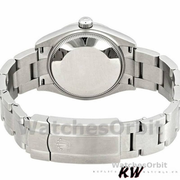 Replique Rolex Oyster Perpetual 31mm Femmes-177210-Acier inoxydable-Cadran rose Rose