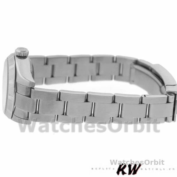 Replique Rolex Oyster Perpetual 31mm Femmes-177210-Stainless Steel-White Dial White Blanc