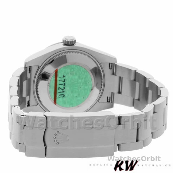 Replique Rolex Oyster Perpetual 31mm Femme-177210-acier inoxydable-cadran romain blanc Blanc