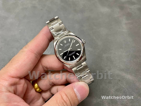 Replica Rolex Oyster Perpetual donna 31-277200, quadrante nero, quadrante nero donna