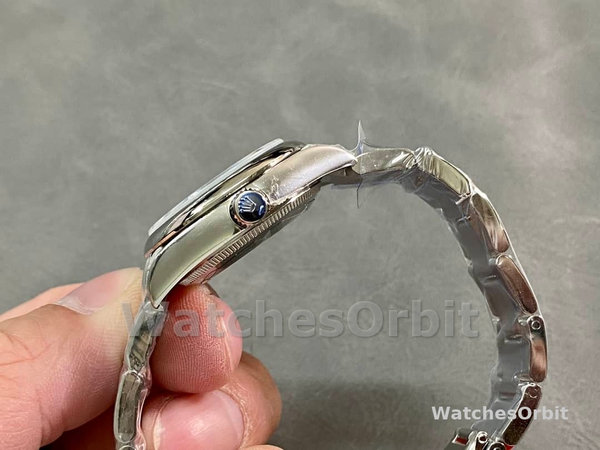 Replica Rolex Datejust 41-126333 0018, 41 mm, Madreperla bianca, Quadrante di diamanti, MOP da uomo