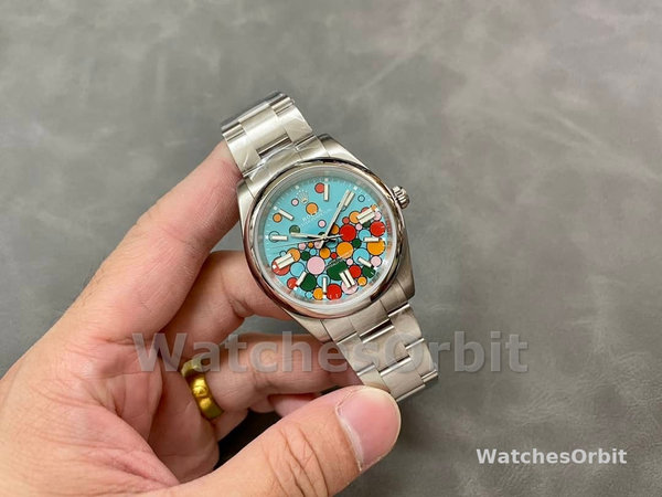 Replica Rolex Oyster Perpetual 36-m126000 da donna, quadrante blu da donna