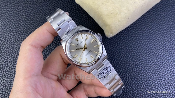 Replica Rolex Oyster Perpetual 36-126000 da donna, Oystersteel, Quadrante argento da donna
