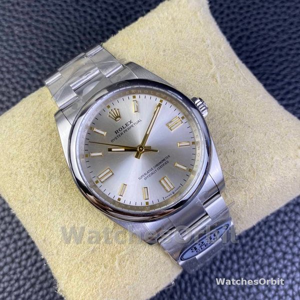 Replica Rolex Oyster Perpetual 36-126000 da donna, Oystersteel, Quadrante argento da donna