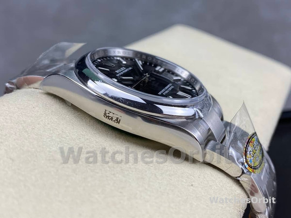 Replica Rolex Oyster Perpetual 36-126000 0002 da donna, Oystersteel, quadrante nero