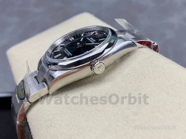 Replica Rolex Oyster Perpetual 36-126000 0002 da donna, Oystersteel, quadrante nero