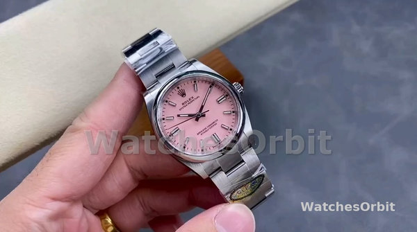 Rolex Oyster Perpetual 36 Oystersteel Pink Dial 126000 0008 Women's Watch