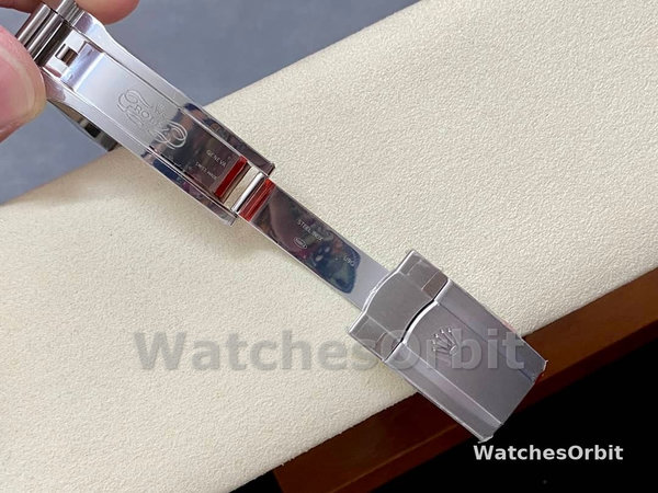 Replica Rolex Oyster Perpetual-124300, Oystersteel, Quadrante giallo Uomo Quadrante giallo
