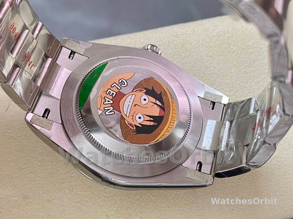 Replica Rolex Oyster Perpetual-124300, Oystersteel, Quadrante giallo Uomo Quadrante giallo