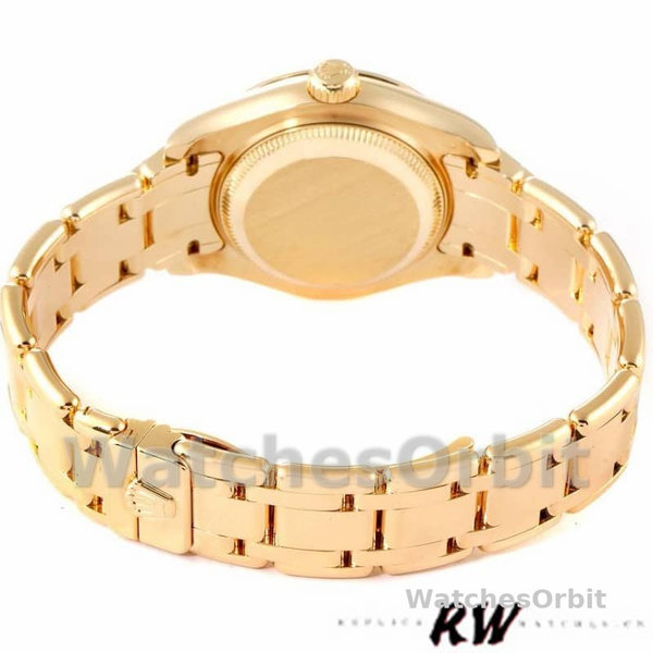 Replica Rolex Pearlmaster 29 mm Donna-80318-MOP Quadrante di Diamanti Lusso