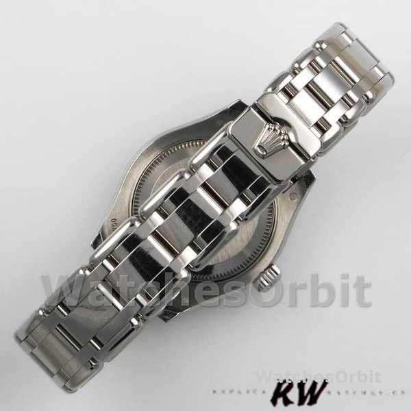 Replica Rolex Pearlmaster 29 mm Donna-80319-MOP Quadrante di Diamanti Lusso