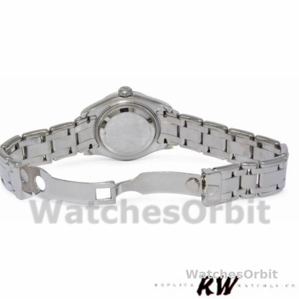 Rolex Pearlmaster 80319 Silver Diamond Dial 29MM Lady Replica Watch