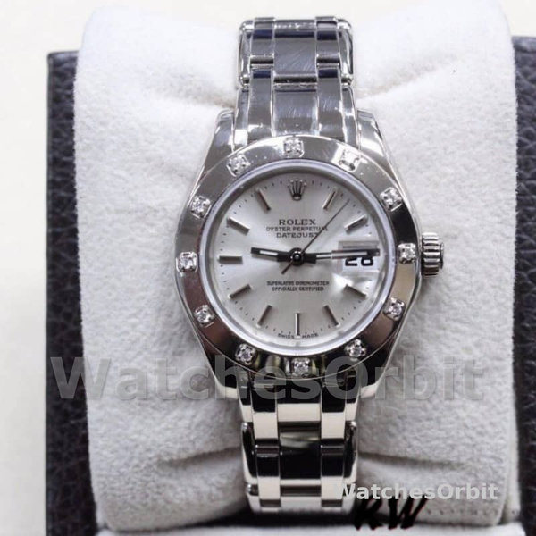 Women's Rolex Pearlmaster 29mm Women's-80319-White Dial Luxury