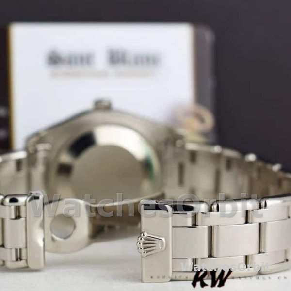 Replica Rolex Pearlmaster 34 mm Donna-81319-MOP Quadrante Lusso