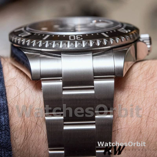 Replica Rolex Sea-Dweller 43 mm Uomo-126600-Acciaio inossidabile-Comparatore nero Nero