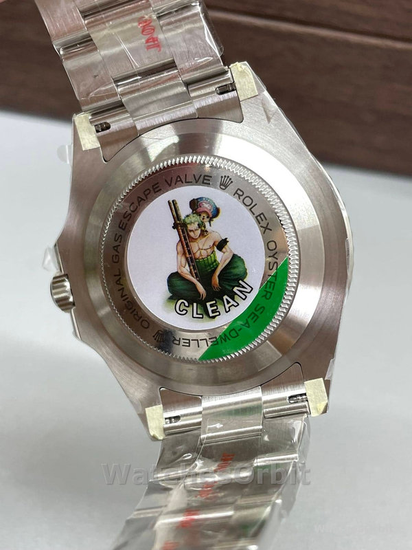 Replica Rolex Sea-Dweller 43 mm Uomo-126600-Acciaio inossidabile-Comparatore nero Nero