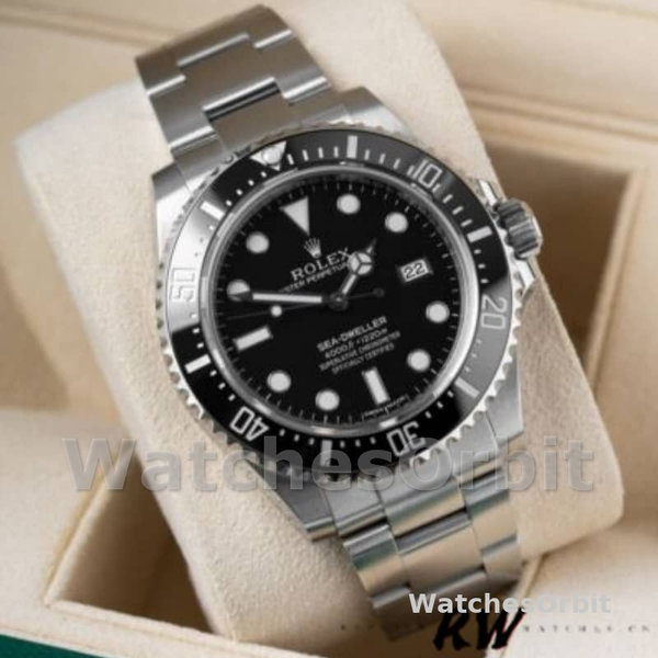 Replica Rolex Sea-Dweller 40 mm Uomo-116600 0001-Comparto nero Nero