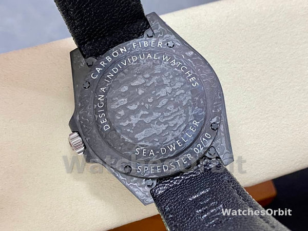 Rolex Sea Dweller DiW Carbon HUNTER ARABIC 43mm Luxury Mens Watch