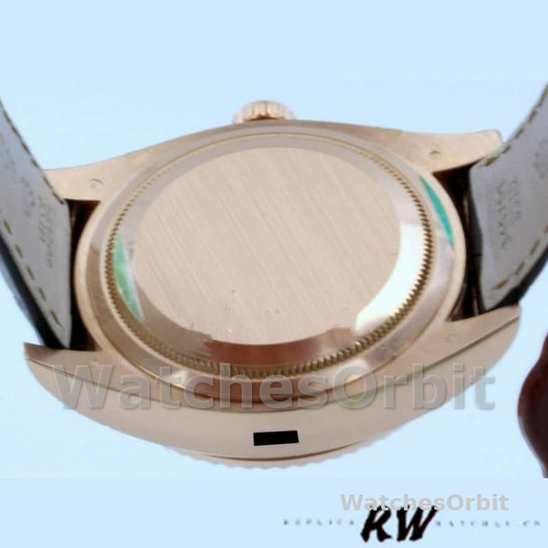 Mens Rolex Sky-Dweller 42mm Mens-326135-Chocolate Arabic Sunray Brown Dial Chocolate Replica Image