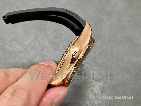 Replica Rolex Sky-Dweller-m336235 0002 da uomo, 42 mm, cioccolato
