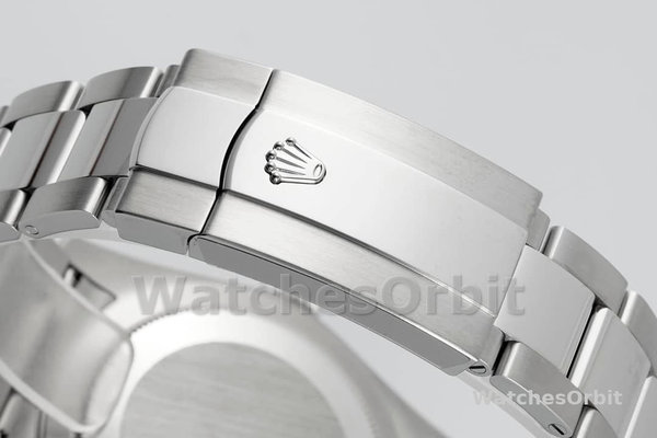 Replica Rolex Sky-Dweller 42 mm Uomo-326934-Acciaio inossidabile-Comparatore bianco Bianco